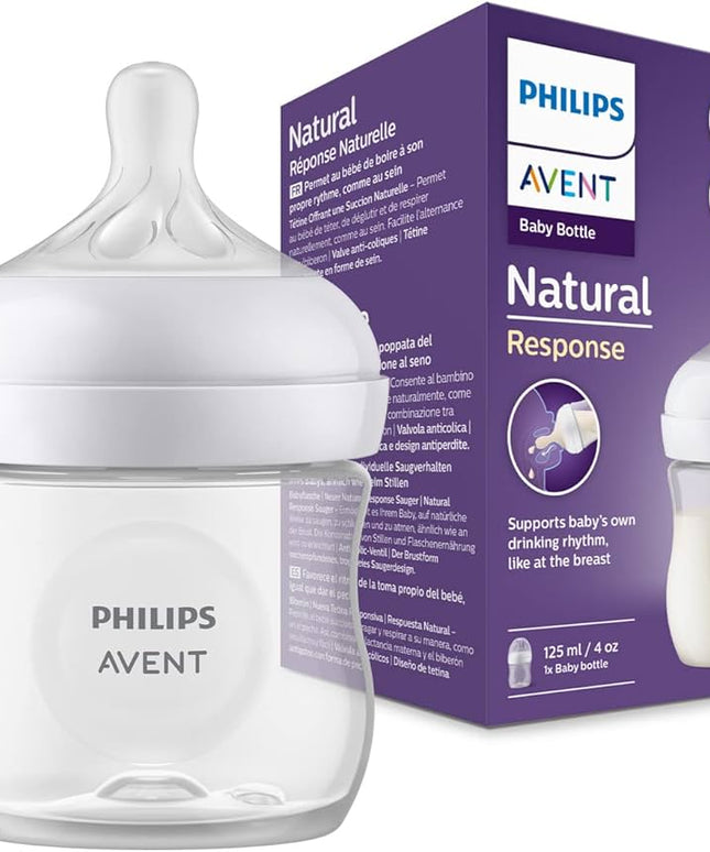 Philips Avent Natural Response Bottle  (0M+)125ml- 1 Pack