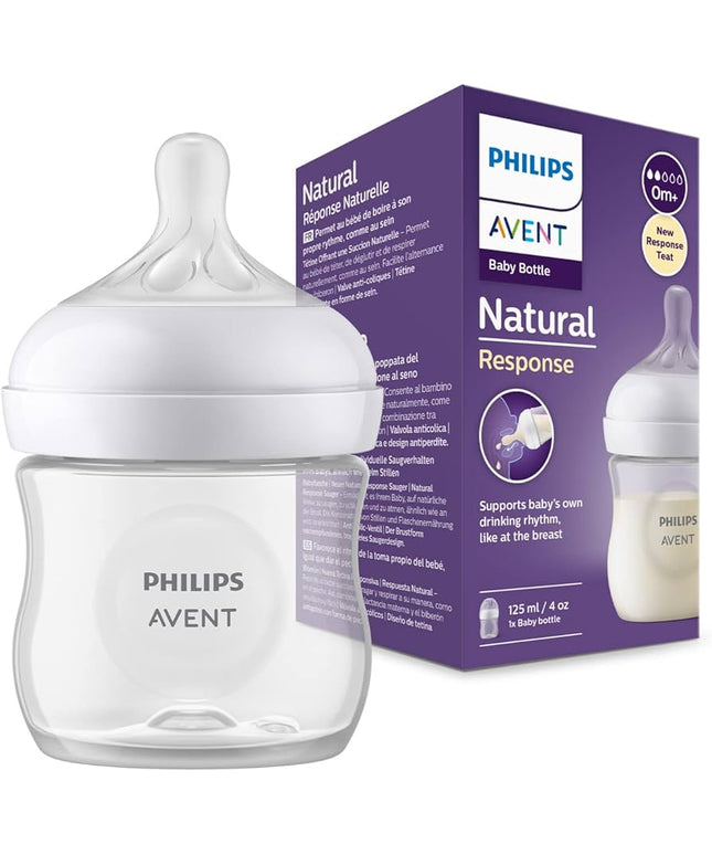 Philips Avent Natural Response Bottle  (0M+)125ml- 1 Pack
