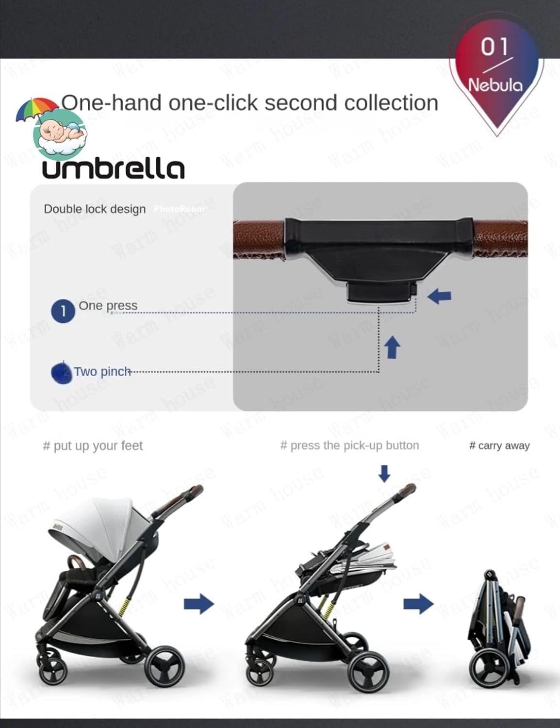 Umbrella stroller x9