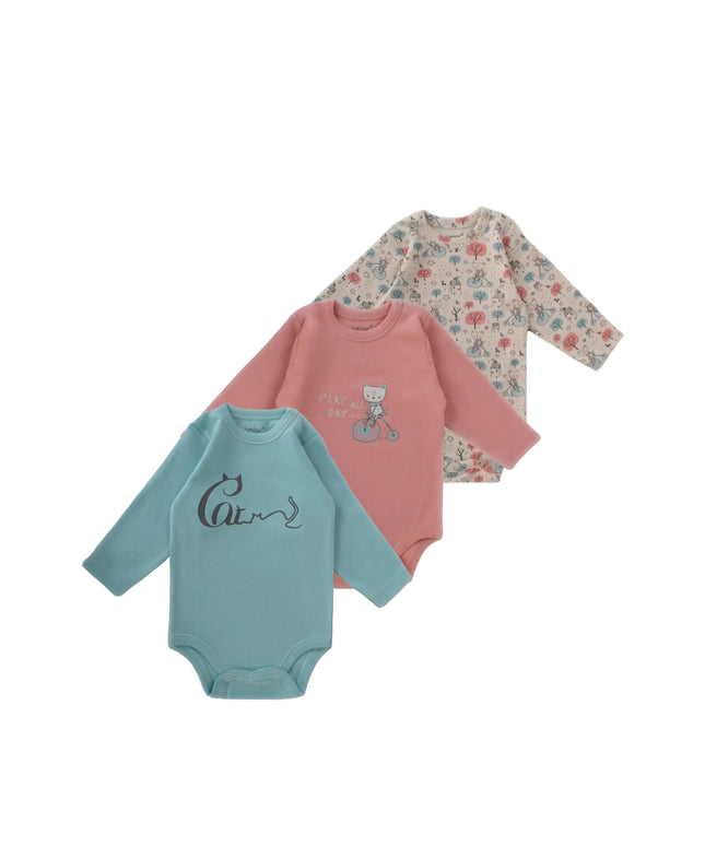 Junior Baby Bodysuit Pack Of 3 6213-72