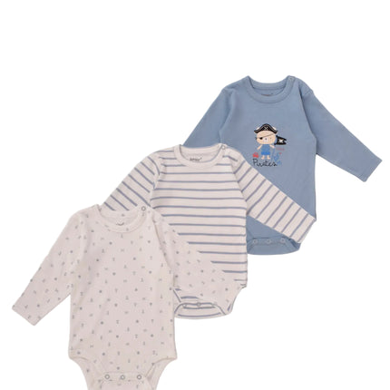 Junior Baby Bodysuit Pack Of 3 6213-75