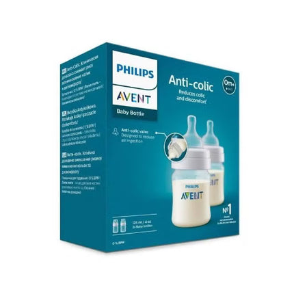 Philips Avent Anti-colic baby Bottle - (0M+) 125ml- 2 Pack