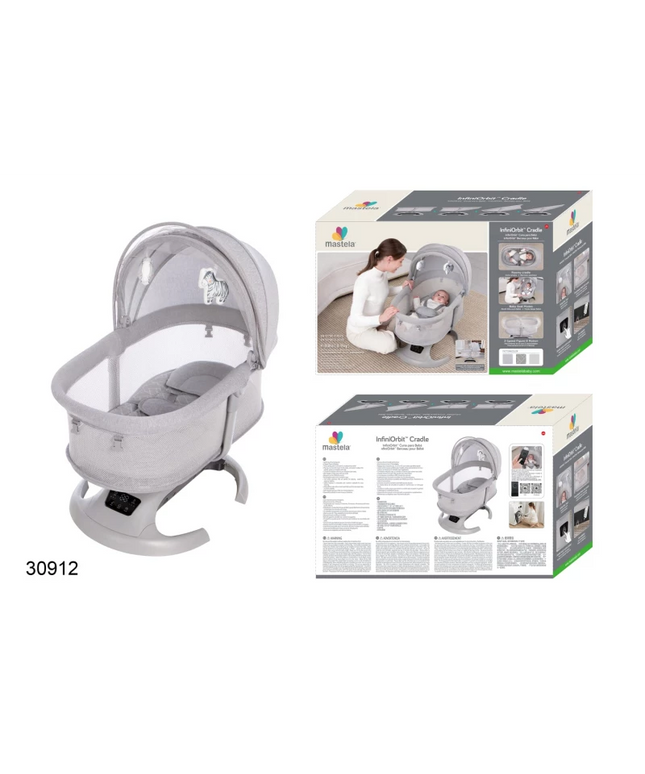 Mastela InfiniOrbit Smart Electric Baby Cradle & Swing | سرير هزاز كهربائي للأطفال Mastela InfiniOrbit