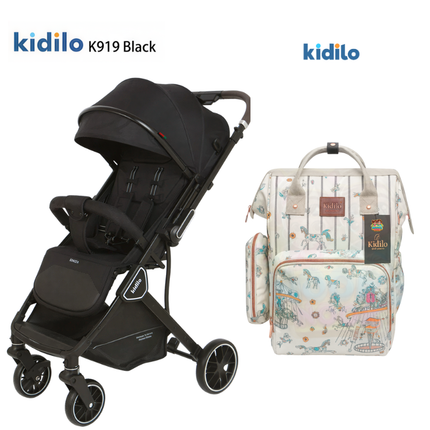 Kidilo Stroller K919 + Kidilo Diaper Bag