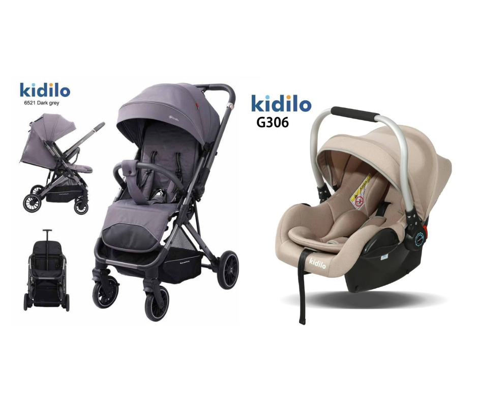 Kidilo Stroller 6521 & Car Seat G306