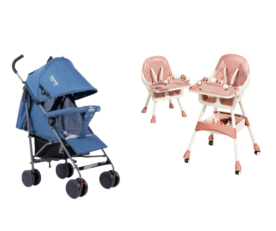 Baby Stroller S11 + Food Chair S360