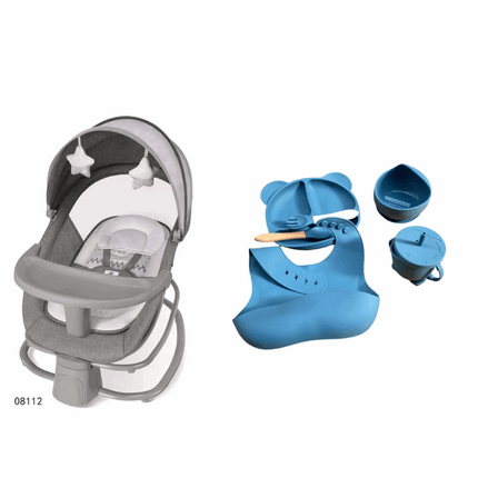 Mastela Baby Bouncer 4 in 1 & طقم سيليكون