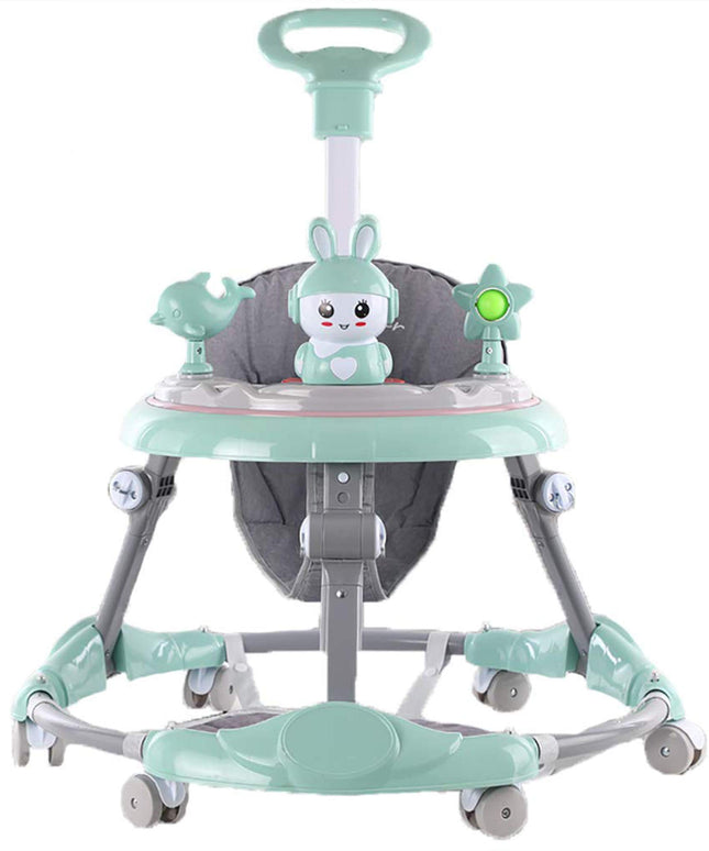 Baby Walker with handle| مشاية دائري بلاستيك شكل ارنوب خلف بأيد