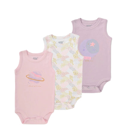 Junior Baby Bodysuit Pack Of 3 7213-71