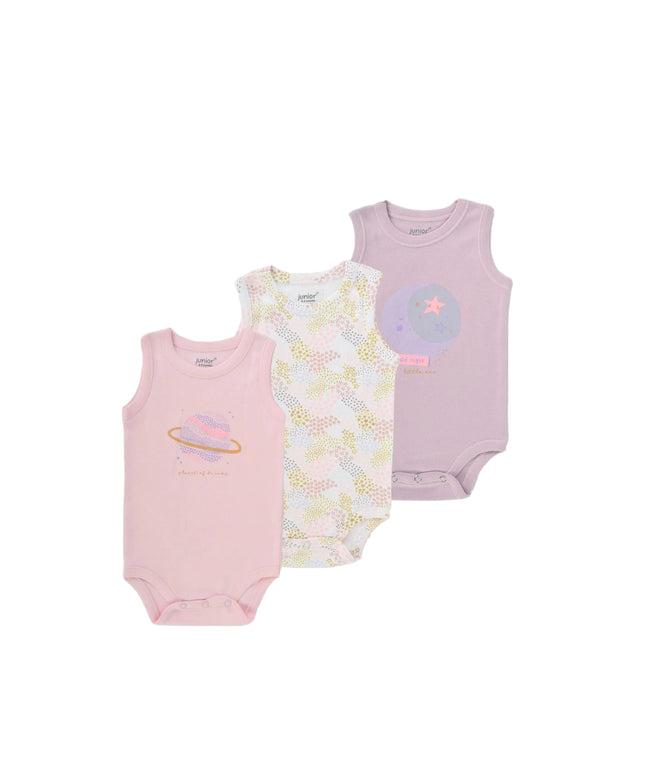 Junior Baby Bodysuit Pack Of 3 7213-71
