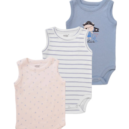 Junior Baby Bodysuit Pack Of 3 7213-75