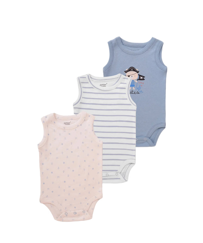 Junior Baby Bodysuit Pack Of 3 7213-75