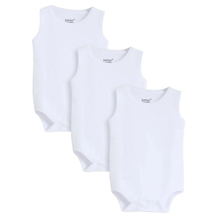 Junior Sleeveless bodysuit Pack of 3 7213-85