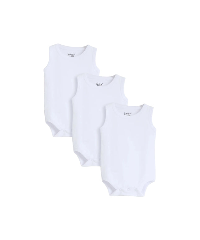 Junior Sleeveless bodysuit Pack of 3 7213-85