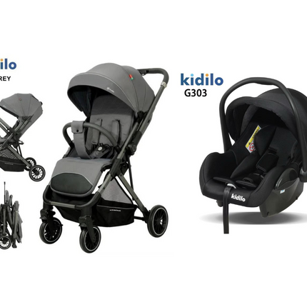 Kidilo Stroller 6521 & Car Seat G303