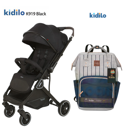 Kidilo Stroller K919 + Kidilo Diaper Bag