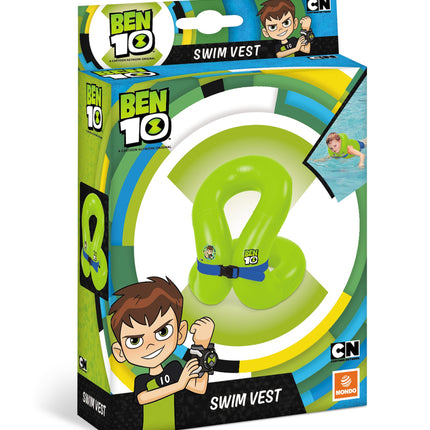 Ben 10 Kids Swim Vest Float | سترة سباحة قابلة للنفخ للأطفال بتصميم بن 10