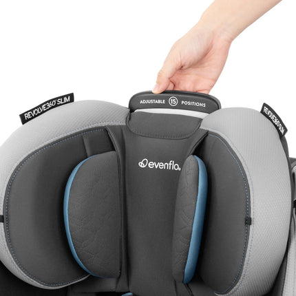 Evenflo Revolve360 Slim 2-in-1 Rotational Car Seat with Quick Clean Cover