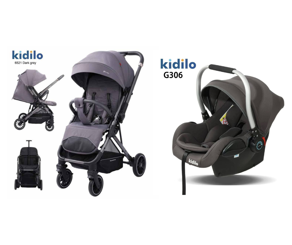 Kidilo Stroller 6521 & Car Seat G306