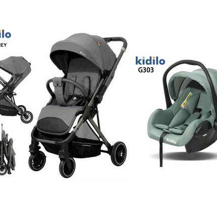 Kidilo Stroller 6521 & Car Seat G303