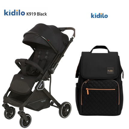 Kidilo Stroller K919 + Kidilo Diaper Bag