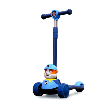 Kids 3-Wheel Adjustable Scooter Bear shape blue| سكوتر أطفال 3 عجلات بمقود قابل لتعديل الارتفاع
