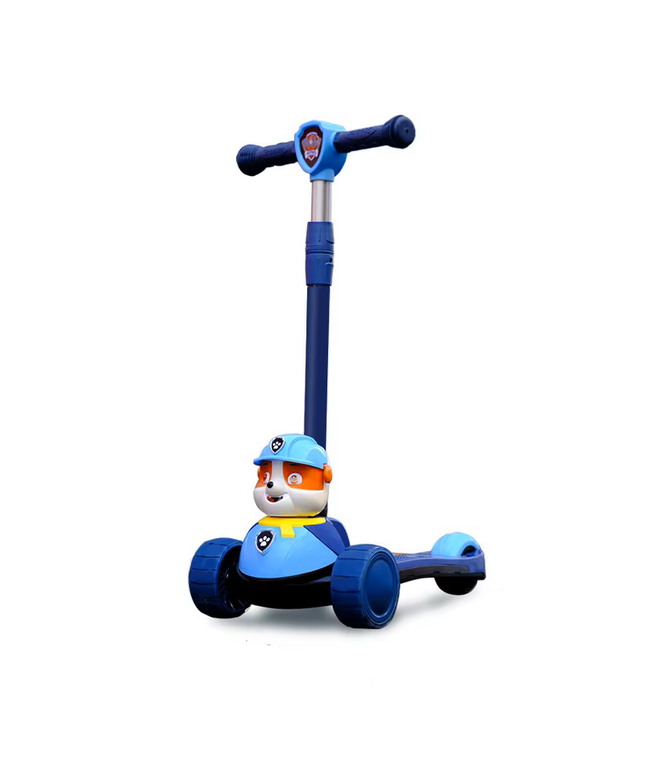 Kids 3-Wheel Adjustable Scooter Bear shape blue| سكوتر أطفال 3 عجلات بمقود قابل لتعديل الارتفاع