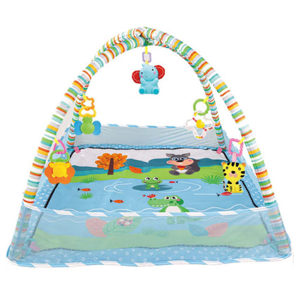 Baby Play Gym Green Owl Mat with 15 Balls Tiibaby 73156 | بساط لعب للأطفال على شكل بومة خضراء مع 15 كرة من Tiibaby