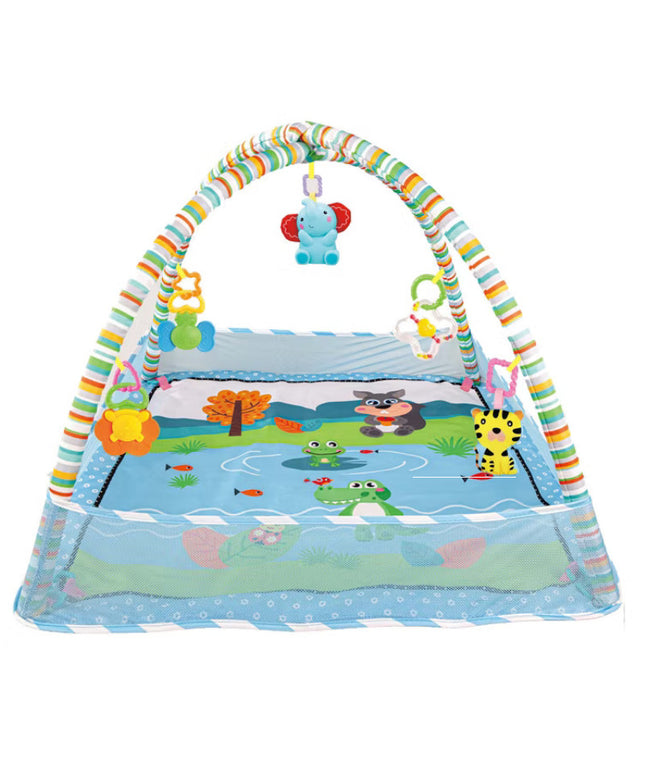 Baby Play Gym Green Owl Mat with 15 Balls Tiibaby 73156 | بساط لعب للأطفال على شكل بومة خضراء مع 15 كرة من Tiibaby