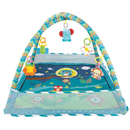 Baby Play Gym Green Owl Mat with 15 Balls Tiibaby 73158 | بساط لعب للأطفال على شكل بومة خضراء مع 15 كرة من Tiibaby
