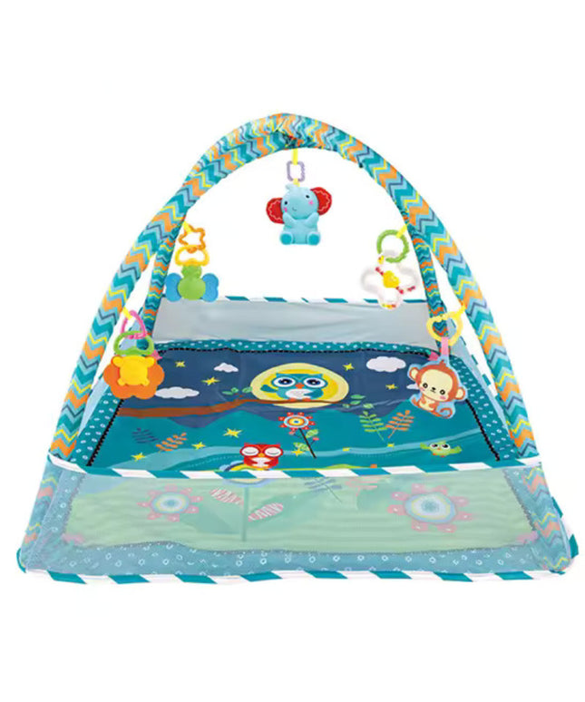 Baby Play Gym Green Owl Mat with 15 Balls Tiibaby 73158 | بساط لعب للأطفال على شكل بومة خضراء مع 15 كرة من Tiibaby