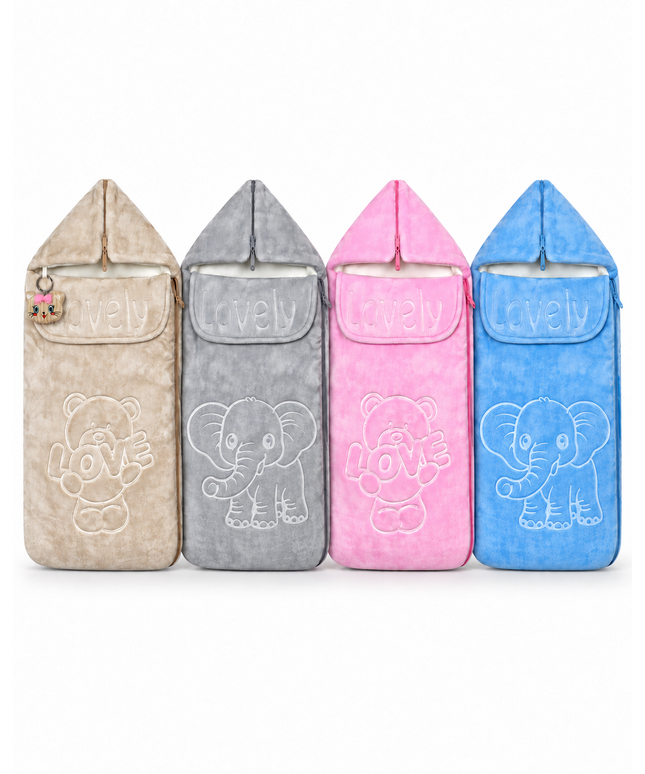CozyNest Hooded Baby Sleeping Bag