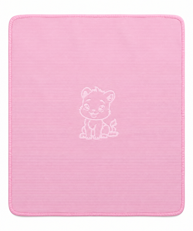 Pink Hooded Baby Blanket - 2
