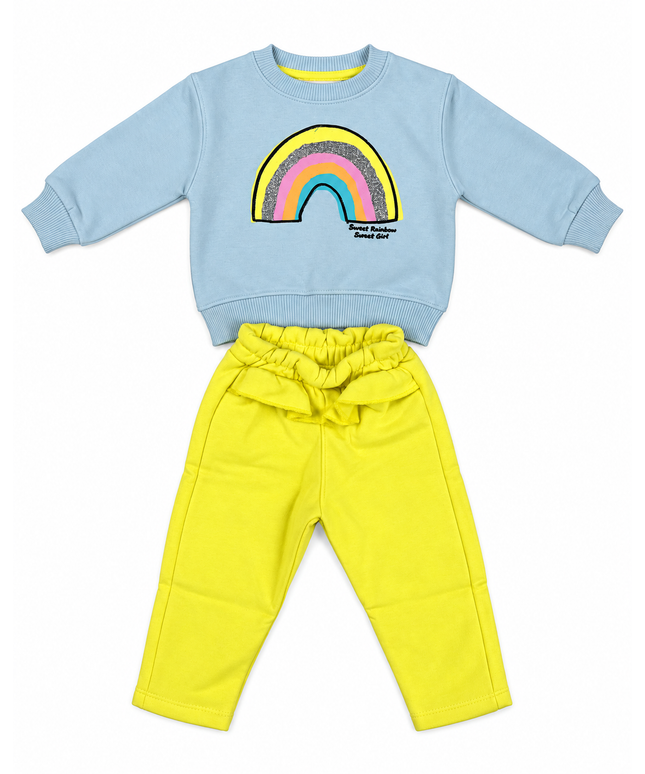 Rainbow Baby Sweatshirt & Pants Set
