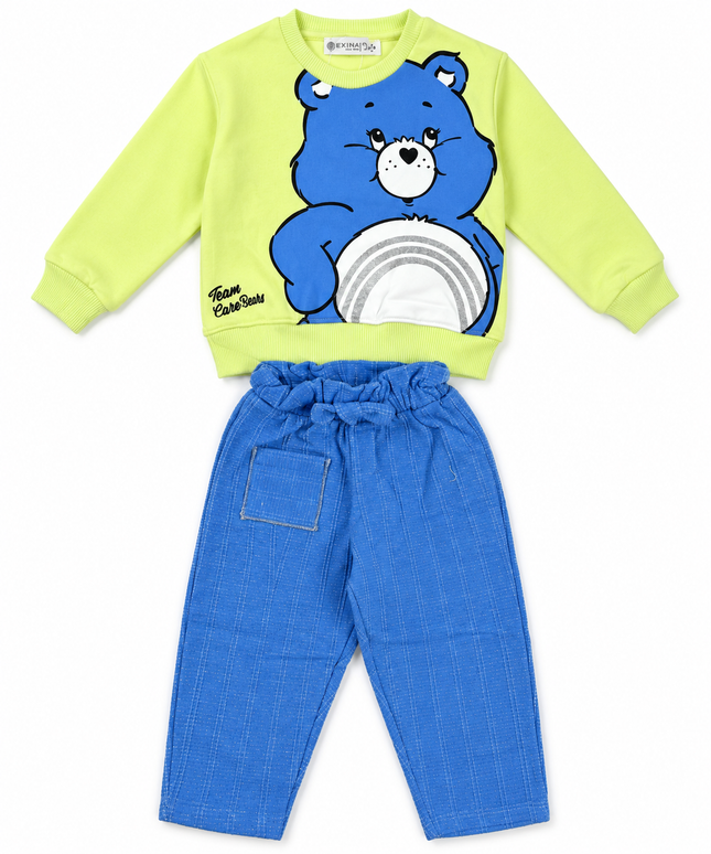 Care Bears Baby Sweatshirt & Wide-Leg Pants Set
