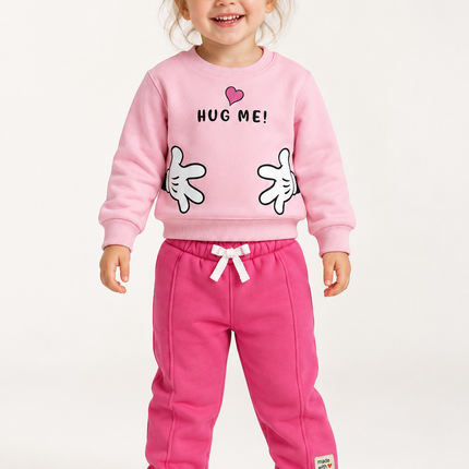 طقم سويت شيرت وجوجر للأطفال Hug Me