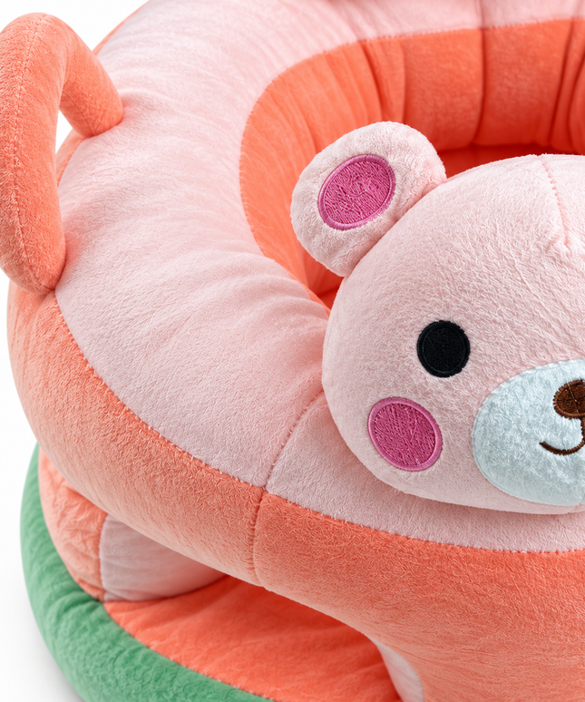 Baby Learn Seat with Bear & Strawberry Design - 2