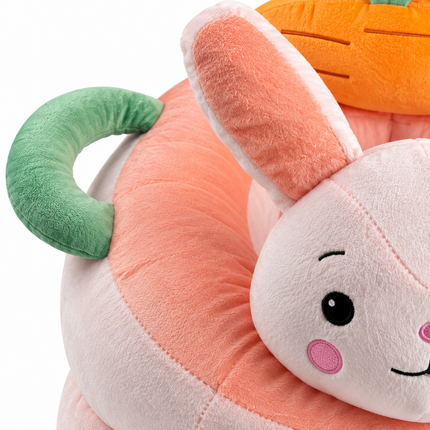 Bunny & Carrot Baby Learn Seat – مسند تعليم الجلوس للأطفال بتصميم الأرنب والجزر