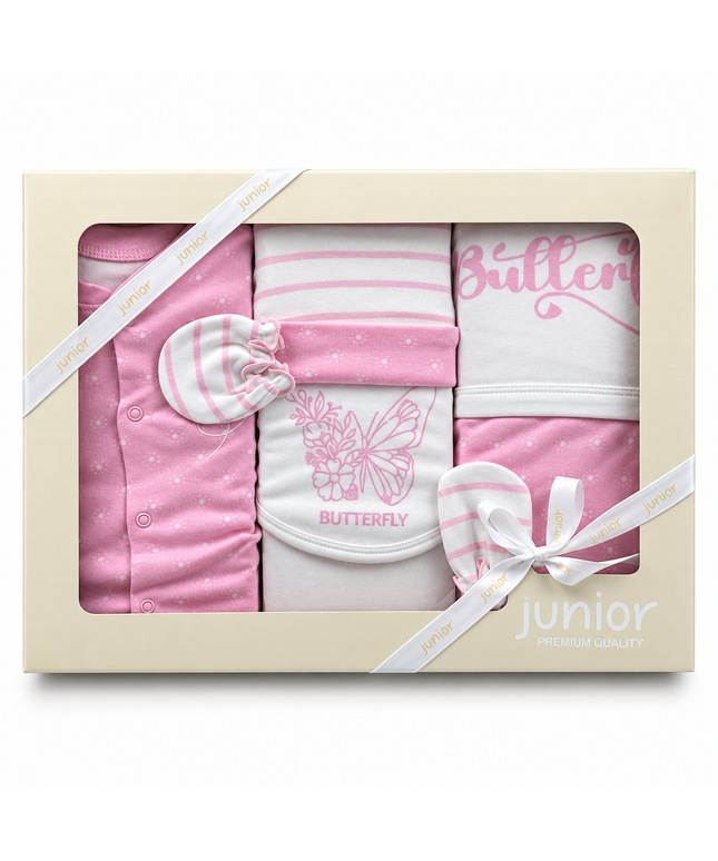Junior Gift Box Set Baby girl- 5 Pieces 4-1061-18
