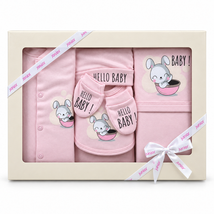 Junior Gift Box Set Baby girl- 5 Pieces 4-1061-15