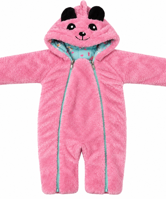 Bebic Baby Winter Romper double face rainbow and flower 12145