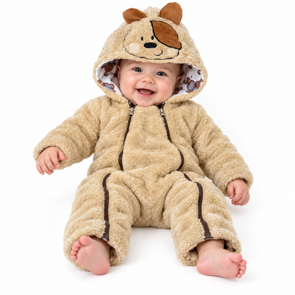 Bebic Baby Winter Romper double white bear 12159