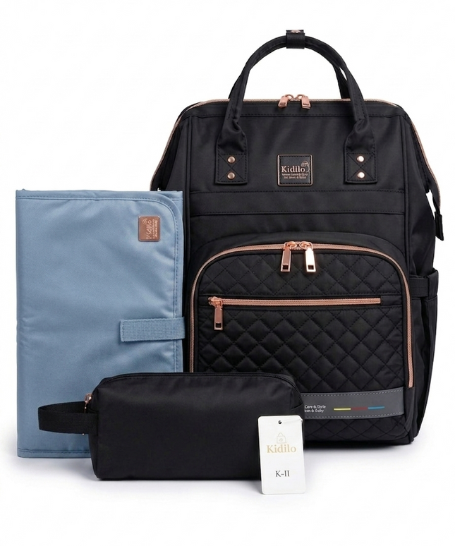 Kidilo All-in-One Diaper Bag-حقيبة أطفال