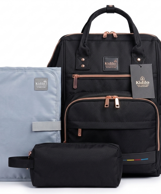 Kidilo All-in-One Diaper Bag-حقيبة أطفال