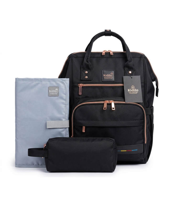 Kidilo All-in-One Diaper Bag-حقيبة أطفال