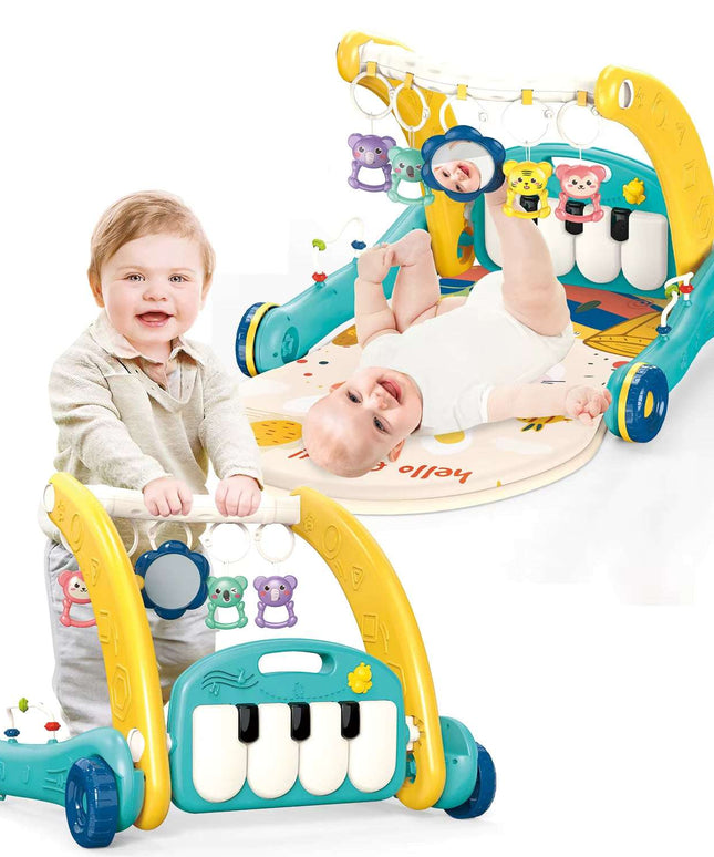 2 in 1 Multifunctional Baby Pedal Piano & Baby Walker - مشايه و بيانو