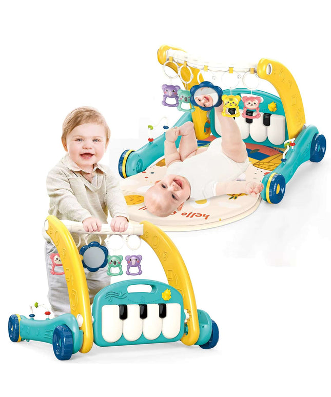 2 in 1 Multifunctional Baby Pedal Piano & Baby Walker - مشايه و بيانو