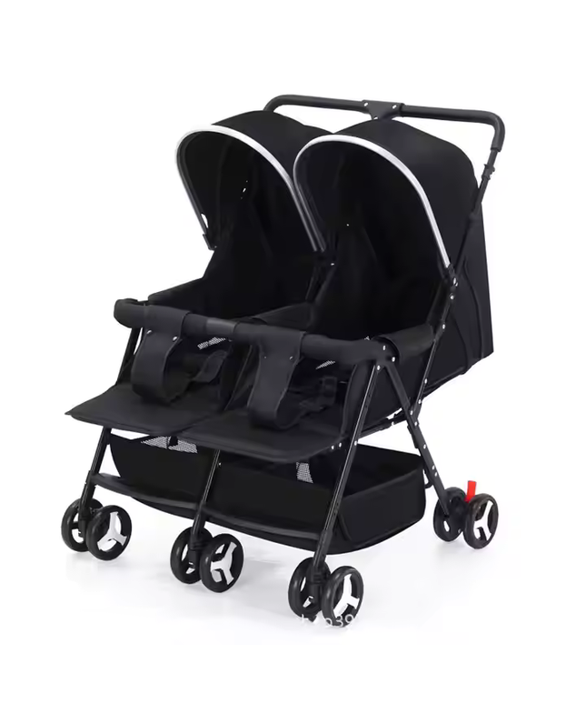 عربية بيبي توأم جمب بعض ذراع قلاب  ABL-A6 | Baby Twin Side Carrier with Flip-Up Arms ABL-A6