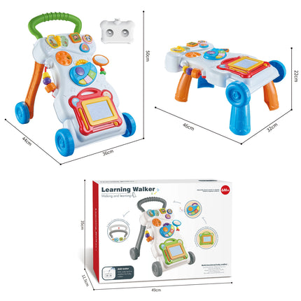 2-in-1 Learning Walker 668-71 | مشاية تعليمية 2 في 1