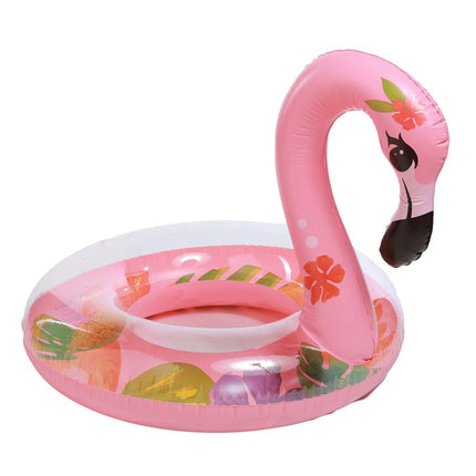 Flamingo Inflatable Swim Ring Float – Pink | عوامة سباحة قابلة للنفخ بتصميم فلامنجو – وردي